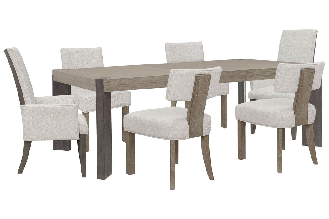 Anderson Park - Leg Dining Table Set With Klismos Chairs