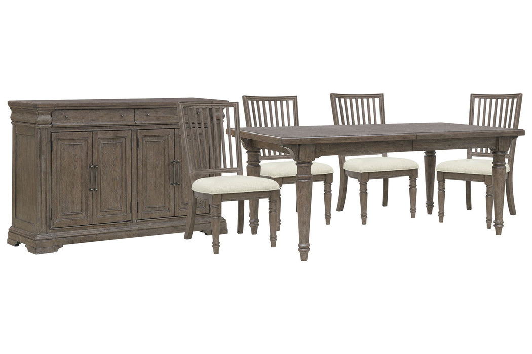 Madison Ridge - Extendable Leg Dining Table Set
