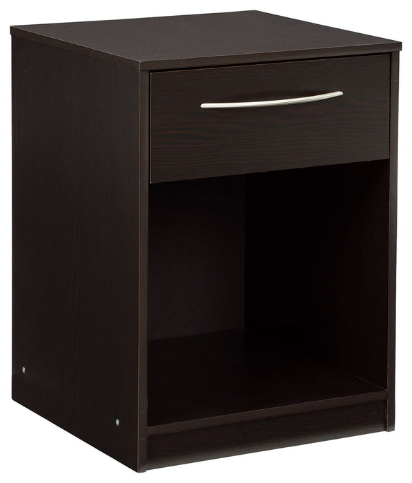 Finch - One Drawer Night Stand - Black