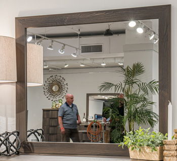 Vonitta Bay - Bedroom Mirror - Dark Brown