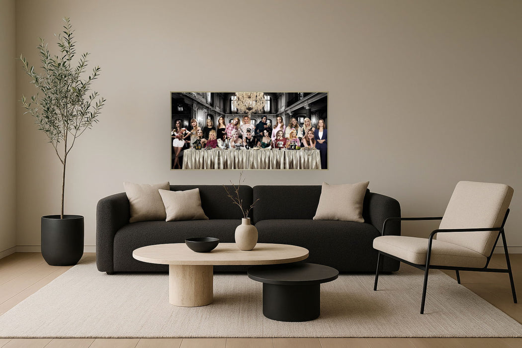 Gala Muse Gathering - 32" x 63" Framed Wall Art