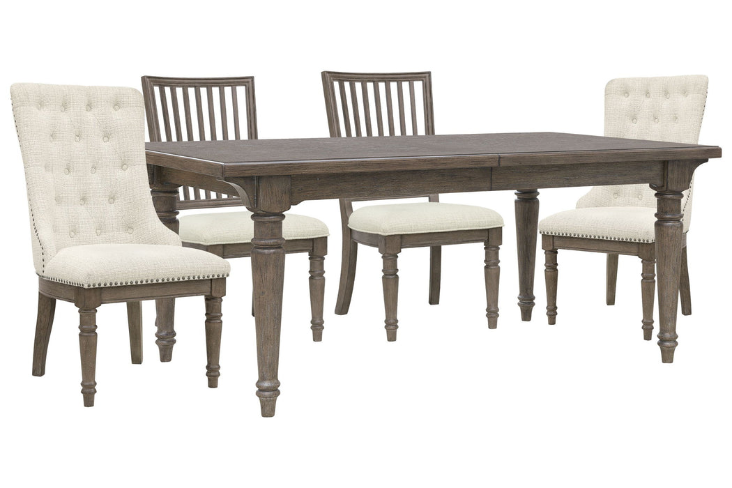 Madison Ridge - Extendable Leg Dining Table Set