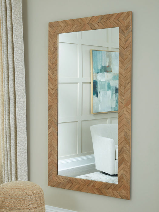 Waylane - Floor Mirror - Brown
