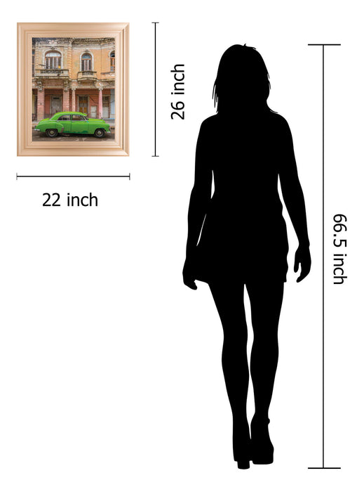 Classic Havana By Alan Copson - Framed Print Wall Art - Green