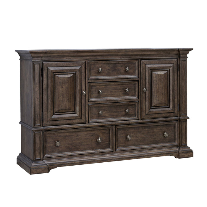 Woodbury - 5-Drawer Dresser With Cabinets