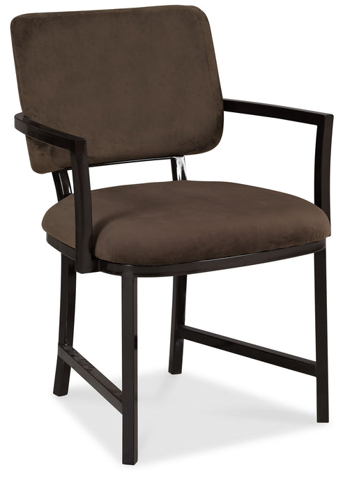 Modern Mosaic - Upholstered Arm Chair (Set of 2) - Brown