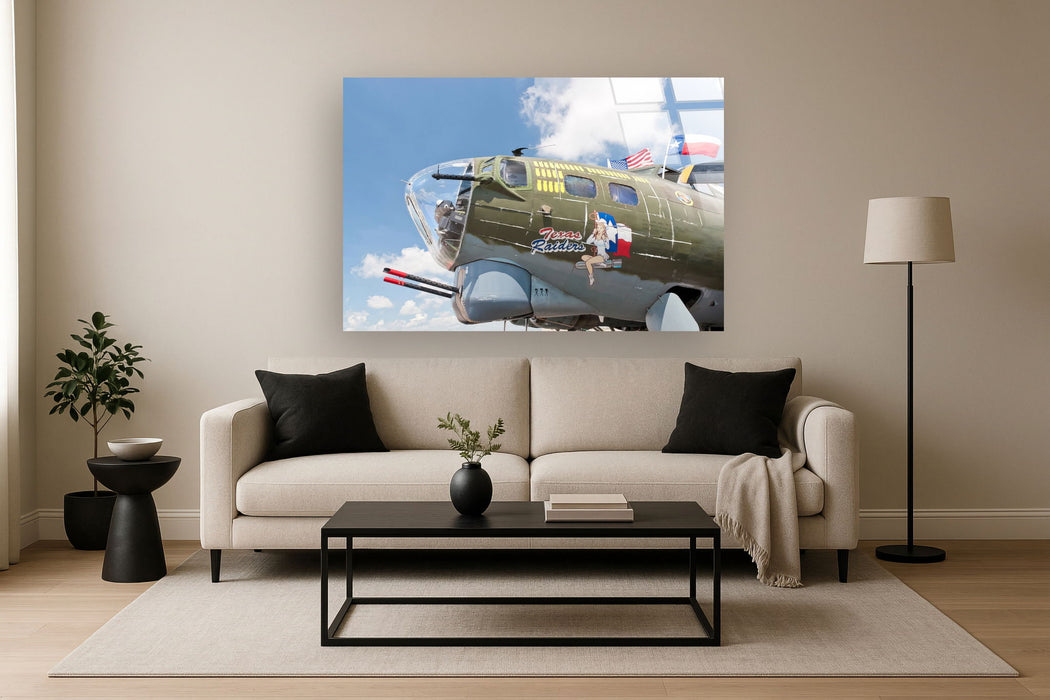 "Skyward Legacy" Tempered Glass With Foil - Blue / Green