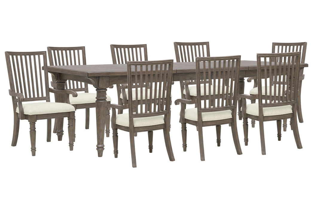 Madison Ridge - Extendable Leg Dining Table Set