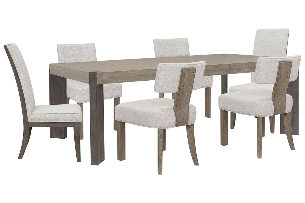 Anderson Park - Leg Dining Table Set With Klismos Chairs