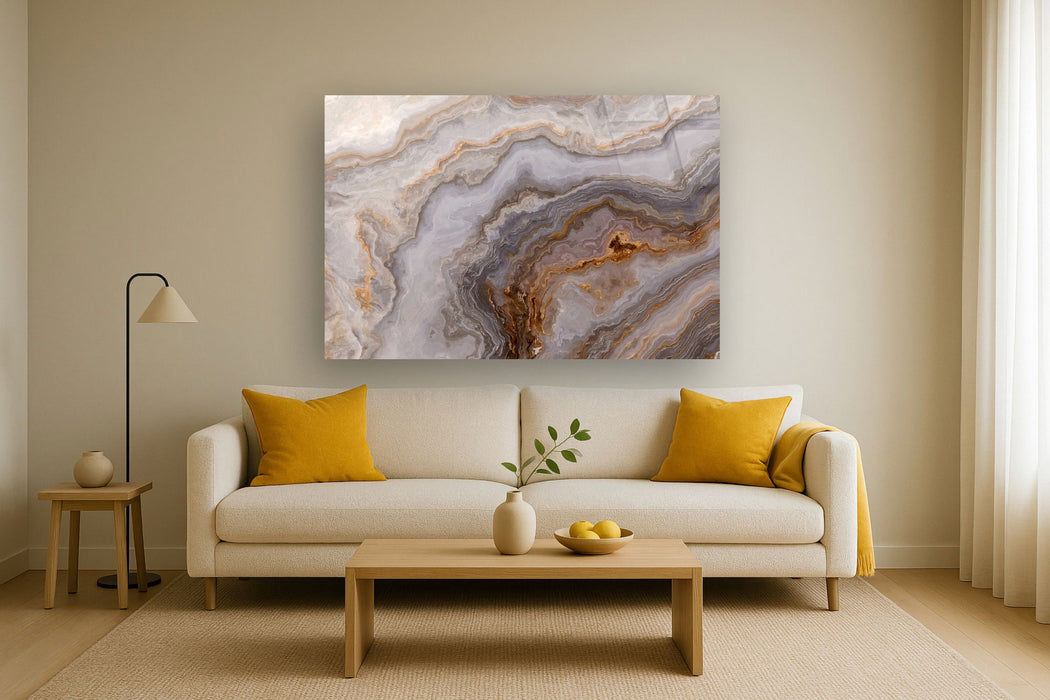 Tempered Glass With Foil - Granite 2 - Dark Gray