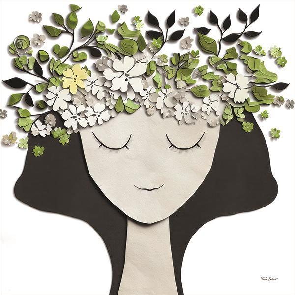 Garden Goddess 5 By Nicole Decamp - Green
