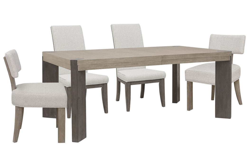 Anderson Park - Leg Dining Table Set With Klismos Chairs