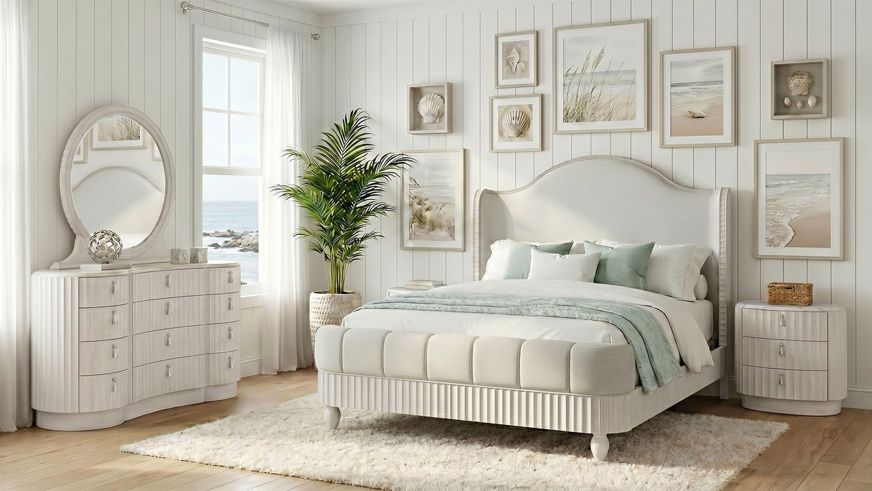 Vivienne - Upholstered Panel Bed