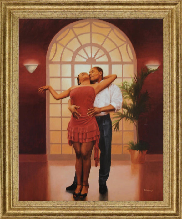 Warm Embrace Dance - 28" x 34" Framed Wall Art