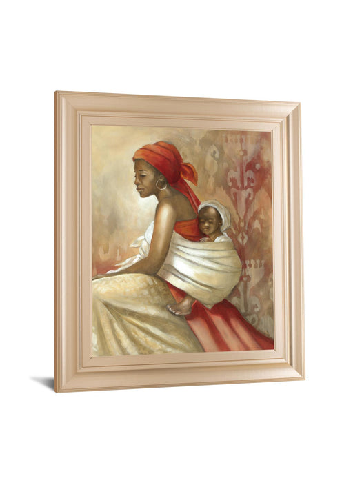 Beauty Of Love Il By Carol Robinson - Framed Print Wall Art - Red