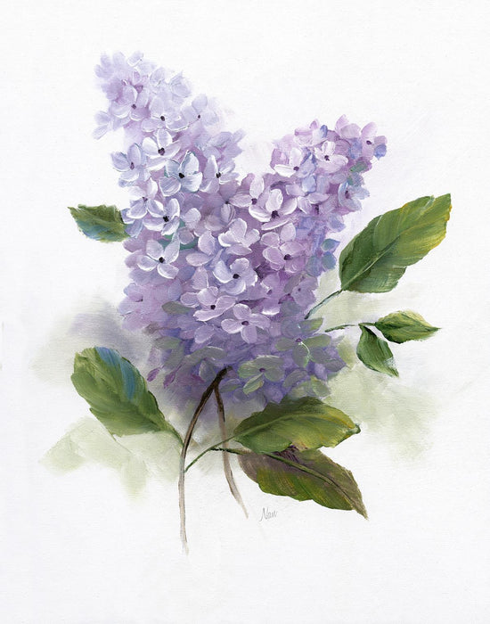 Framed - Lilac Romance II By Nan - Purple