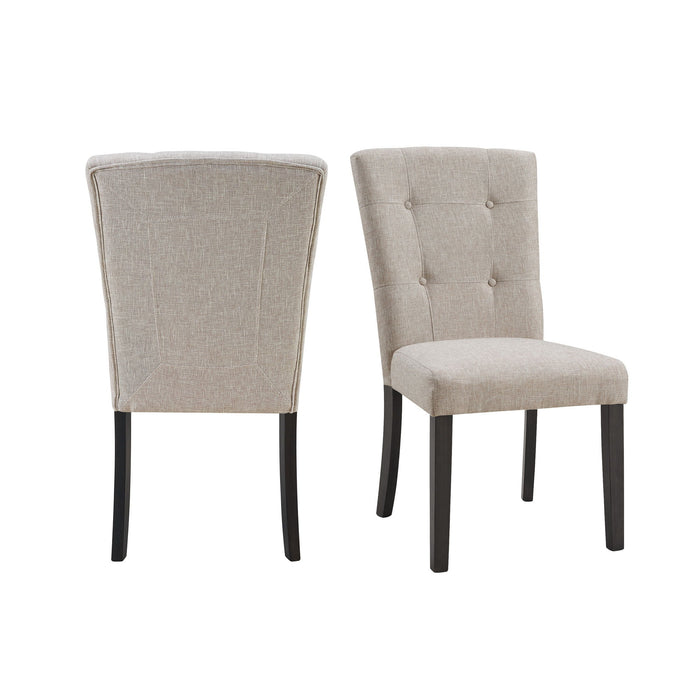 Lexi - Tufted Upholstered Chair (Set of 2) - Espresso