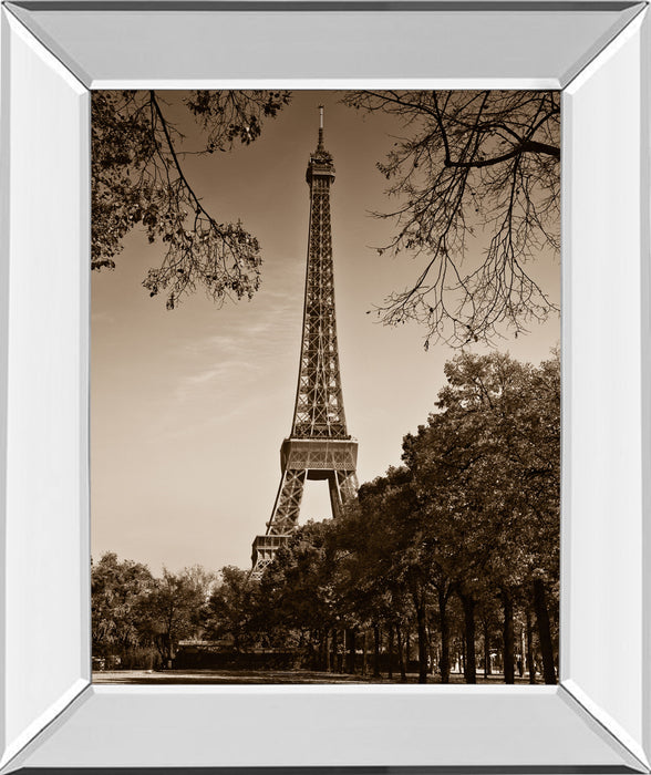 An Afternoon Stroll-pari By Maihara - Mirrored Frame Real Glass - Black
