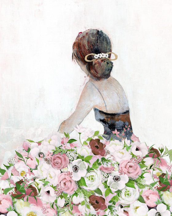 Floral Contemplation II By Tava Studios - Pink