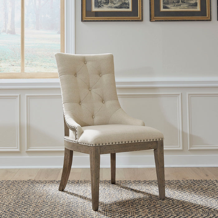 Americana Farmhouse - Upholstered Shelter Side Chair