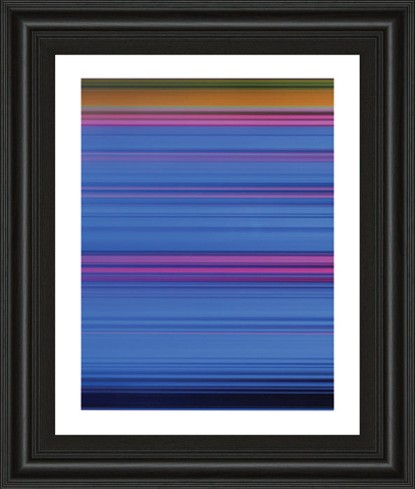 Abstract Blues By Mark Baker - Framed Print Wall Art - Blue