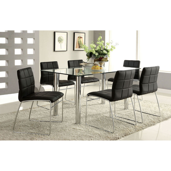 Kona - Dining Table - Pearl Silver