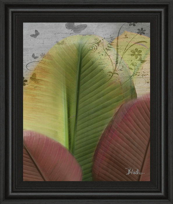 Butterfly Palm I By Patricia Pinto - Framed Print Wall Art - Green