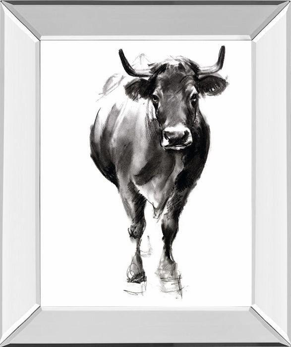 Charcoal Cattle II By Jennifer Paxton Parker - Dark Gray