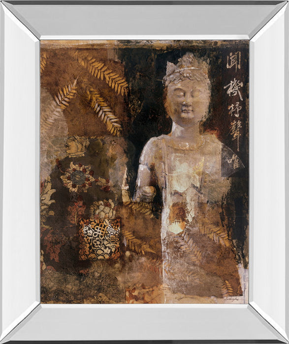 Inner Chi III By Douglas - Mirror Framed Print Wall Art - Gold