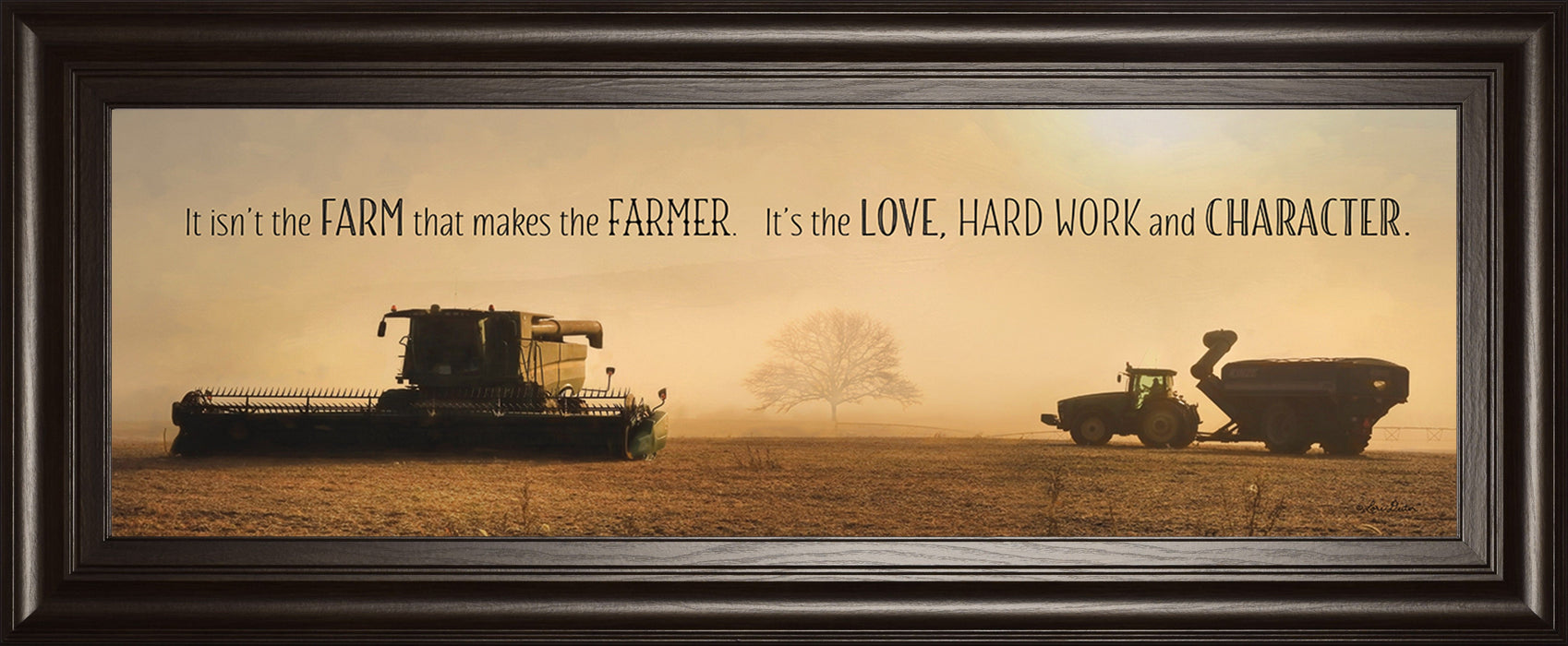 The Farmer By Lori Dieter - Dark Brown