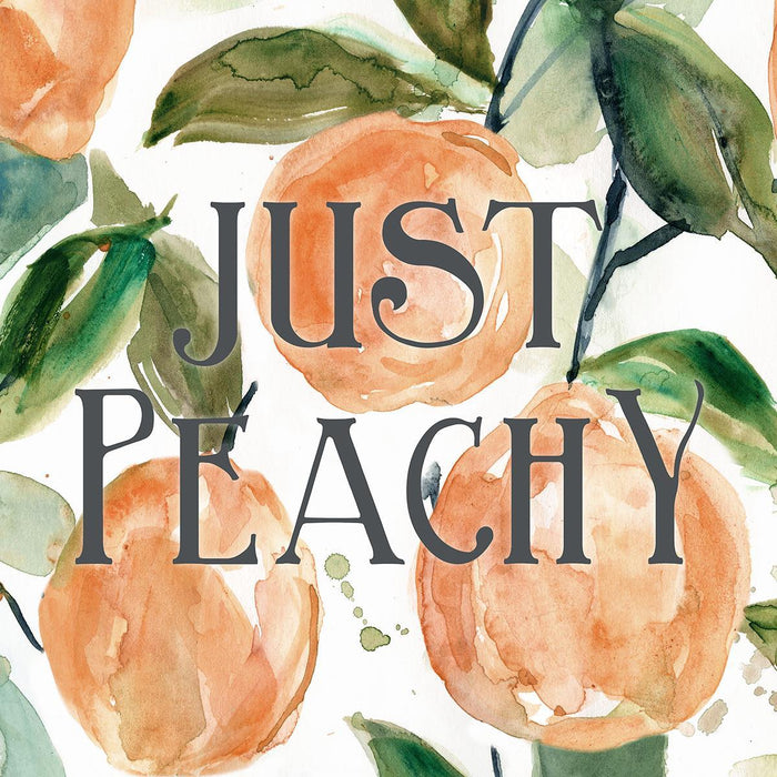 Just Peachy By Carol Robinson (Framed) - Orange