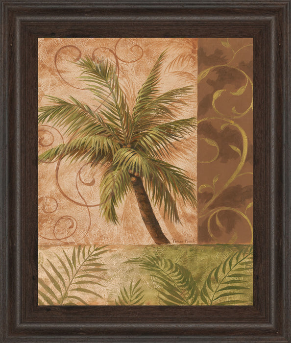 Tropical Breeze I By Vivian Flasch - Framed Print Wall Art
