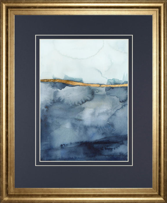 Coastal Horizon I By Victoria Borges - Blue