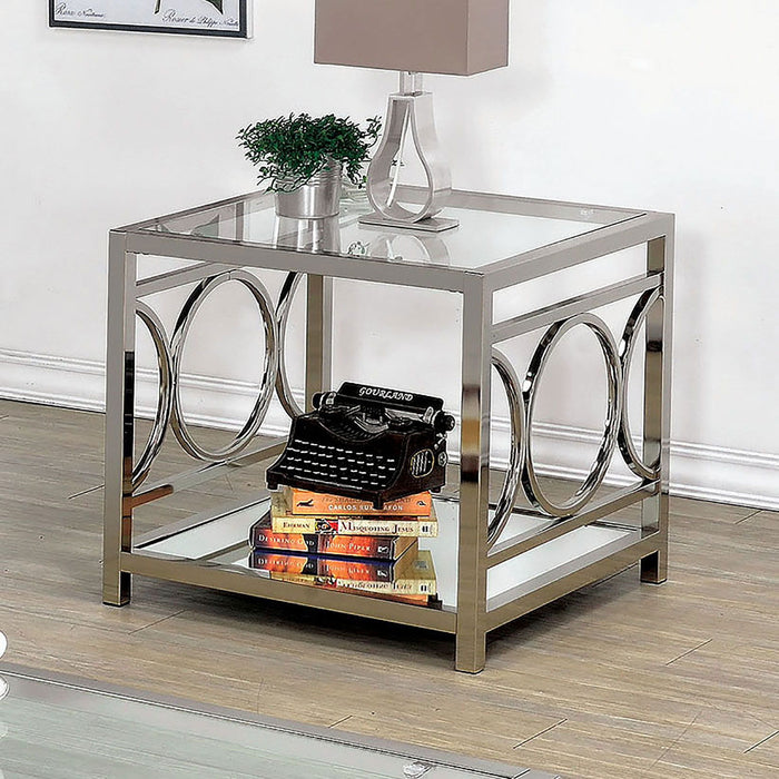 Rylee - End Table - Pearl Silver