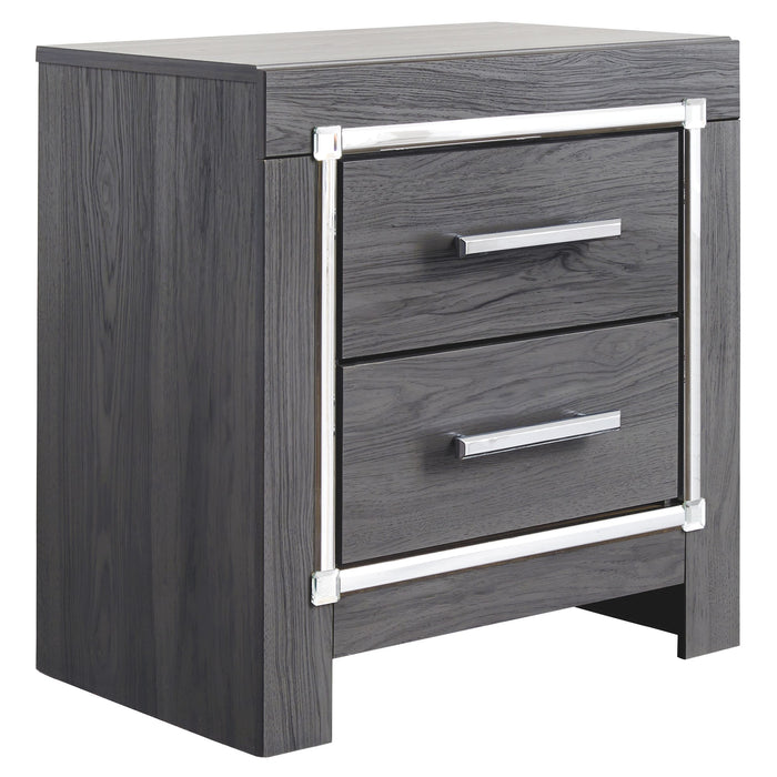 Lodanna - Two Drawer Night Stand - Gray