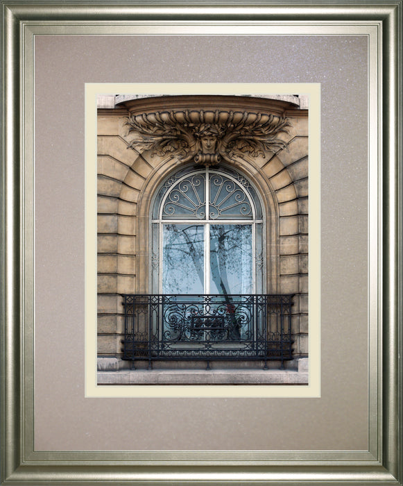 Rue De Paris I By Tony Koukos - Framed Print Wall Art - Beige