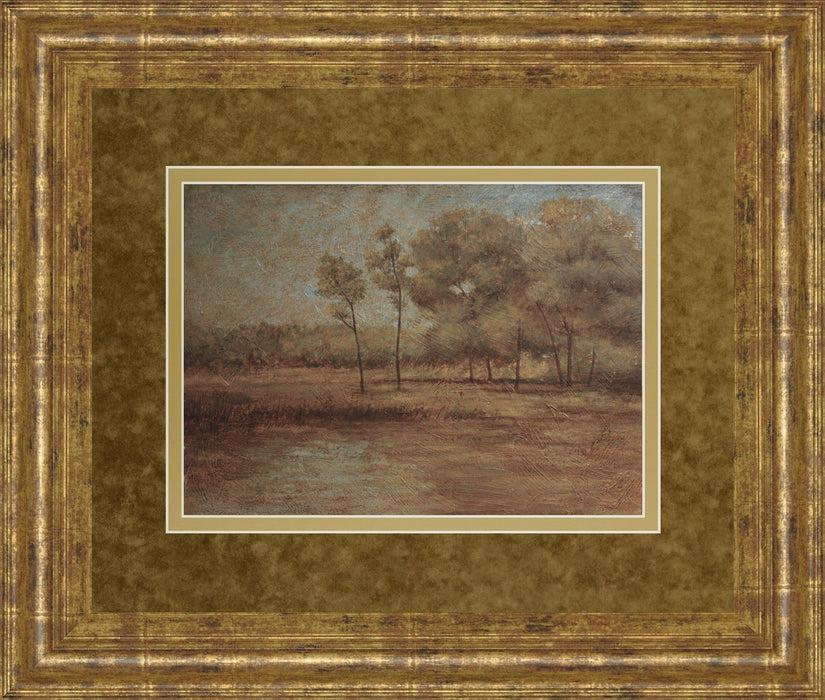 Woodland Solitude By Veronica Faust - Framed Print Wall Art - Dark Brown