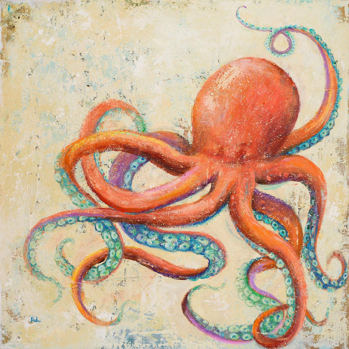 Small - Creatures Of The Ocean II By Patricia Pinto - Orange