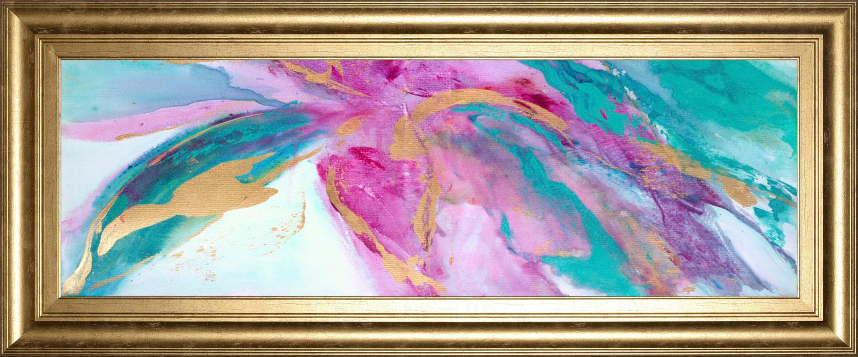 18x42 Magenta Colores II By Suzanne Wilkins - Purple