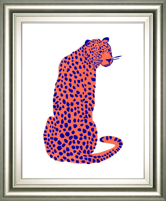 22x26 Bright Leopard II By Emma Scarvey - Pink