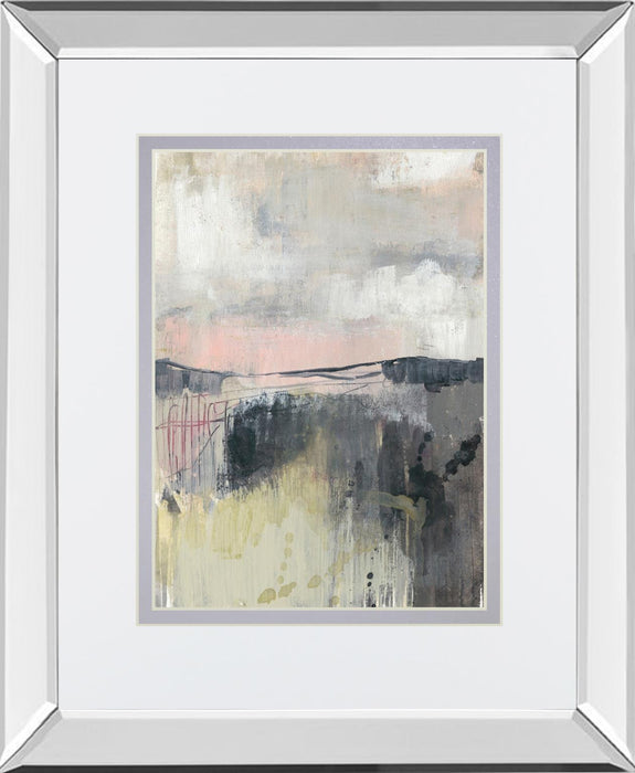 Blush Horizon I By Jennifer Goldberger - Dark Gray