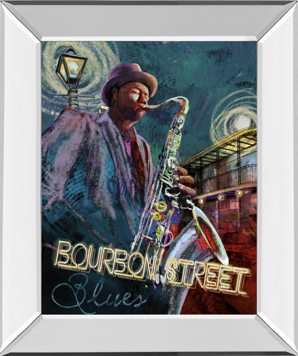 Bourbon Street Blues By Conrad Knutsen - Blue