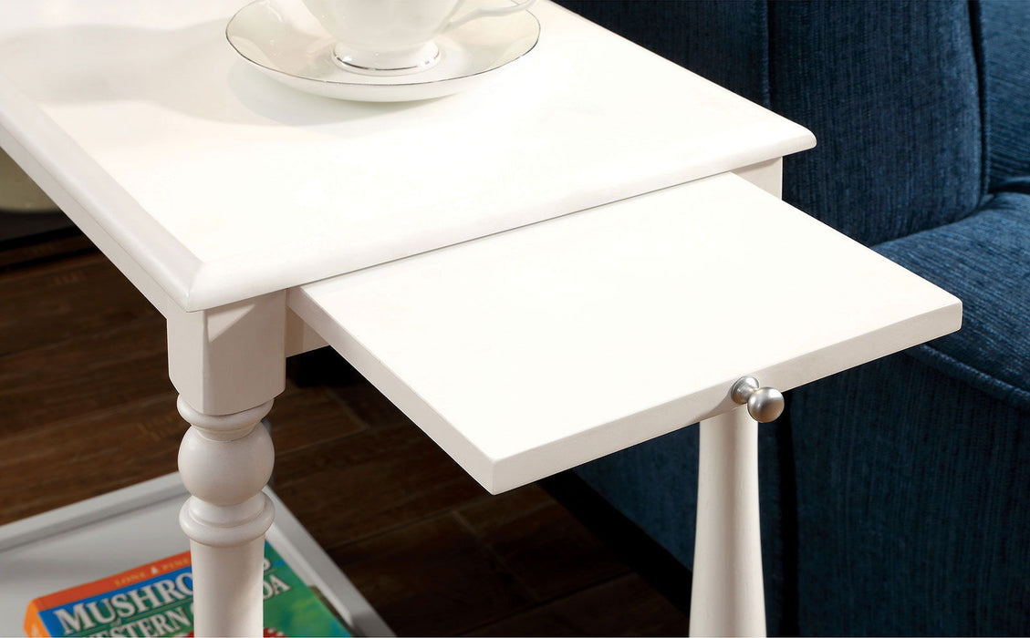 Deering - Side Table - White