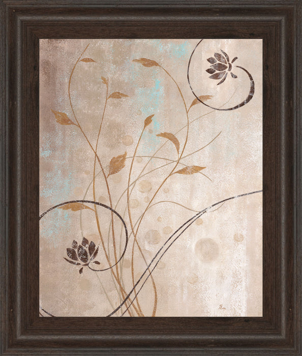Spring Meadow I By Nan - Framed Print Wall Art - Beige