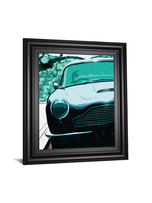 Aston Classic By Malcolm Sanders - Framed Print Wall Art - Green