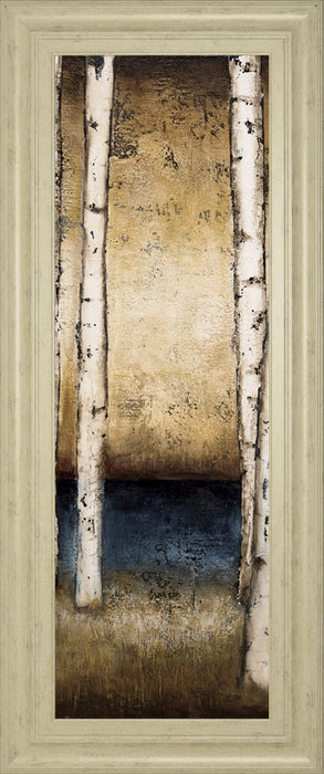 Birch Landing II By St Germain - Framed Print Wall Art - White