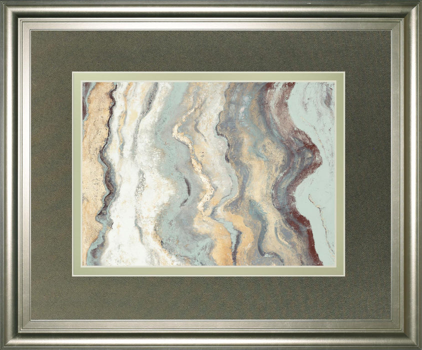 34x40 Cool Flow I By PatriciaPinto - Pearl Silver