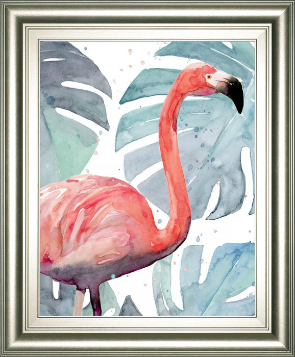 22x26 Flamingo Splash I By Annie Warren - Pink