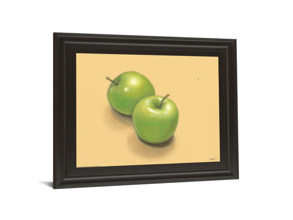Green Apples - Framed Print Wall Art - Green