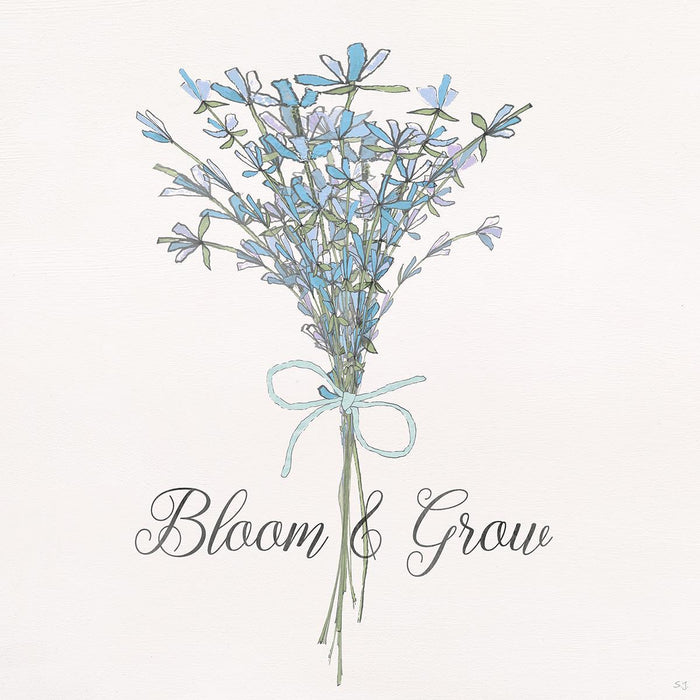 Bloom And Grow By Susan Jill (Framed) (Small) - White